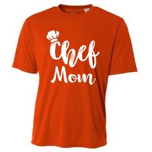 Chef Mom Mother Cooking S Cool Gift Cooling Performance Crew T-Shirt