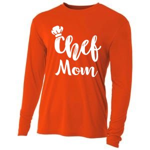 Chef Mom Mother Cooking S Cool Gift Cooling Performance Long Sleeve Crew