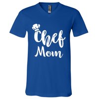 Chef Mom Mother Cooking S Cool Gift V-Neck T-Shirt