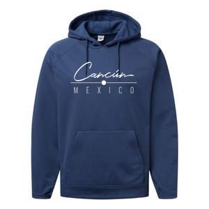 Cancun Mexico Meaningful Gift And Performance Fleece Hoodie