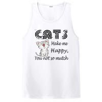 Cats Make Me Happy You Not So Much PosiCharge Competitor Tank