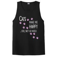 Cats Make Me Happy You Not So Much PosiCharge Competitor Tank