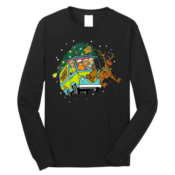 Christmas Mystery Machine Reindeer Gang Long Sleeve Shirt