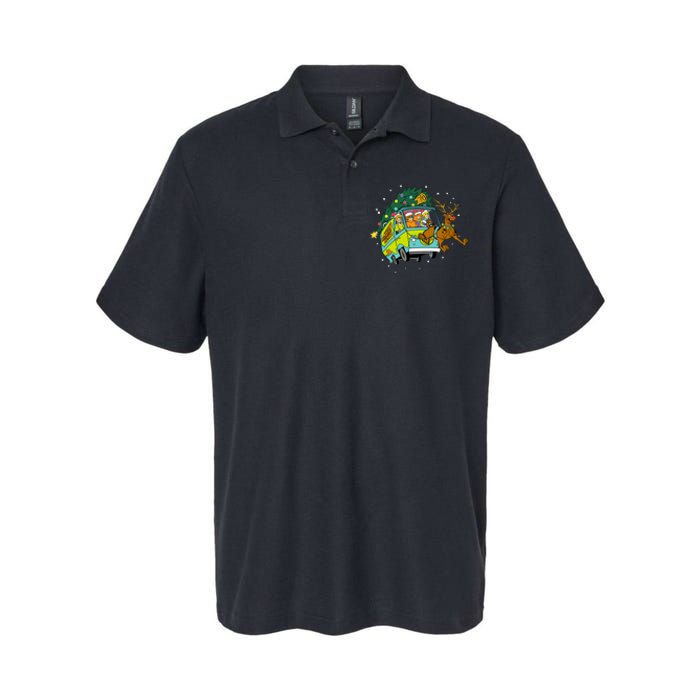 Christmas Mystery Machine Reindeer Gang Softstyle Adult Sport Polo