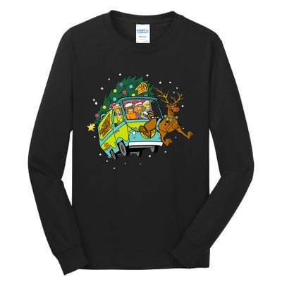 Christmas Mystery Machine Reindeer Gang Tall Long Sleeve T-Shirt