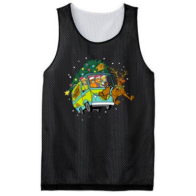 Christmas Mystery Machine Reindeer Gang Mesh Reversible Basketball Jersey Tank