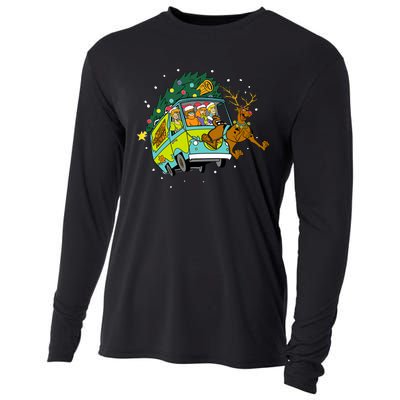 Christmas Mystery Machine Reindeer Gang Cooling Performance Long Sleeve Crew