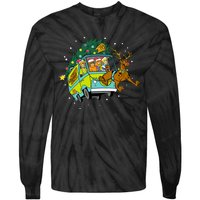 Christmas Mystery Machine Reindeer Gang Tie-Dye Long Sleeve Shirt