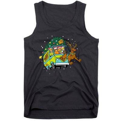 Christmas Mystery Machine Reindeer Gang Tank Top