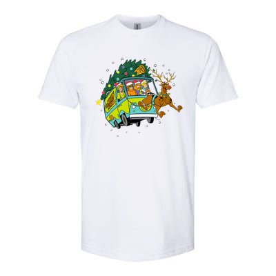 Christmas Mystery Machine Reindeer Gang Softstyle CVC T-Shirt