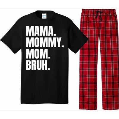 Classic Mama Mommy Mom Bruh Meme Pajama Set