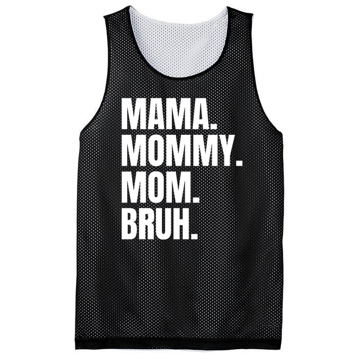 Classic Mama Mommy Mom Bruh Meme Mesh Reversible Basketball Jersey Tank