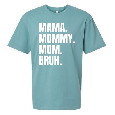 Classic Mama Mommy Mom Bruh Meme Sueded Cloud Jersey T-Shirt