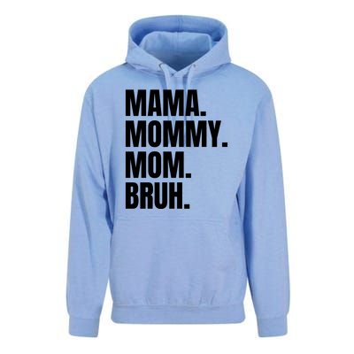 Classic Mama Mommy Mom Bruh Meme Unisex Surf Hoodie