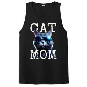 Cat Mom Mother House Cats Mommy Mum Mothers Day Cat PosiCharge Competitor Tank