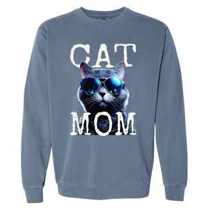 Cat Mom Mother House Cats Mommy Mum Mothers Day Cat Garment-Dyed Sweatshirt