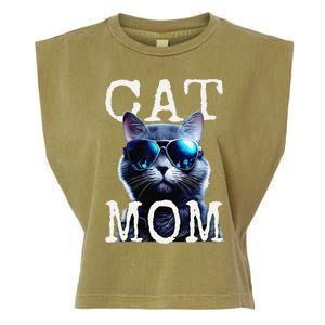 Cat Mom Mother House Cats Mommy Mum Mothers Day Cat Garment-Dyed Women's Muscle Tee