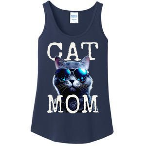 Cat Mom Mother House Cats Mommy Mum Mothers Day Cat Ladies Essential Tank