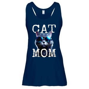 Cat Mom Mother House Cats Mommy Mum Mothers Day Cat Ladies Essential Flowy Tank