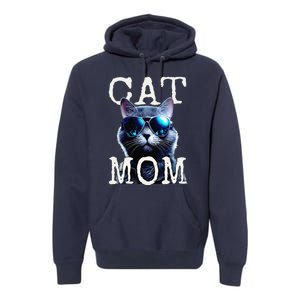 Cat Mom Mother House Cats Mommy Mum Mothers Day Cat Premium Hoodie