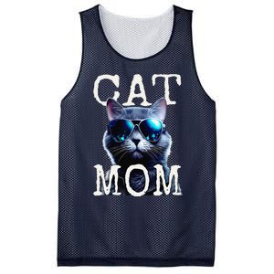 Cat Mom Mother House Cats Mommy Mum Mothers Day Cat Mesh Reversible Basketball Jersey Tank