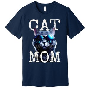 Cat Mom Mother House Cats Mommy Mum Mothers Day Cat Premium T-Shirt