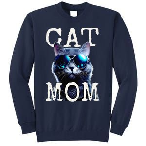 Cat Mom Mother House Cats Mommy Mum Mothers Day Cat Tall Sweatshirt