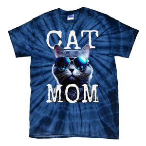 Cat Mom Mother House Cats Mommy Mum Mothers Day Cat Tie-Dye T-Shirt