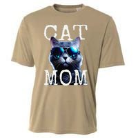 Cat Mom Mother House Cats Mommy Mum Mothers Day Cat Cooling Performance Crew T-Shirt