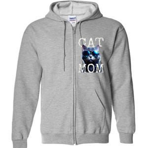 Cat Mom Mother House Cats Mommy Mum Mothers Day Cat Full Zip Hoodie