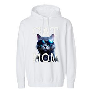 Cat Mom Mother House Cats Mommy Mum Mothers Day Cat Garment-Dyed Fleece Hoodie