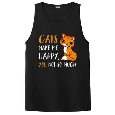 Cats Make Me Happy You Not So Much PosiCharge Competitor Tank