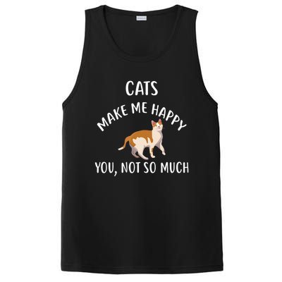 Cats Make Me Happy You Not So Much PosiCharge Competitor Tank