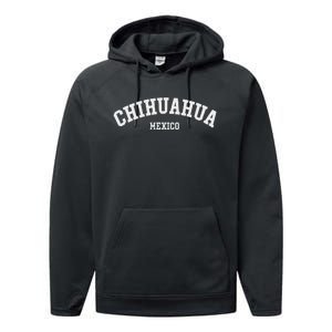 Chihuahua Mexico Mexican State Estado Performance Fleece Hoodie