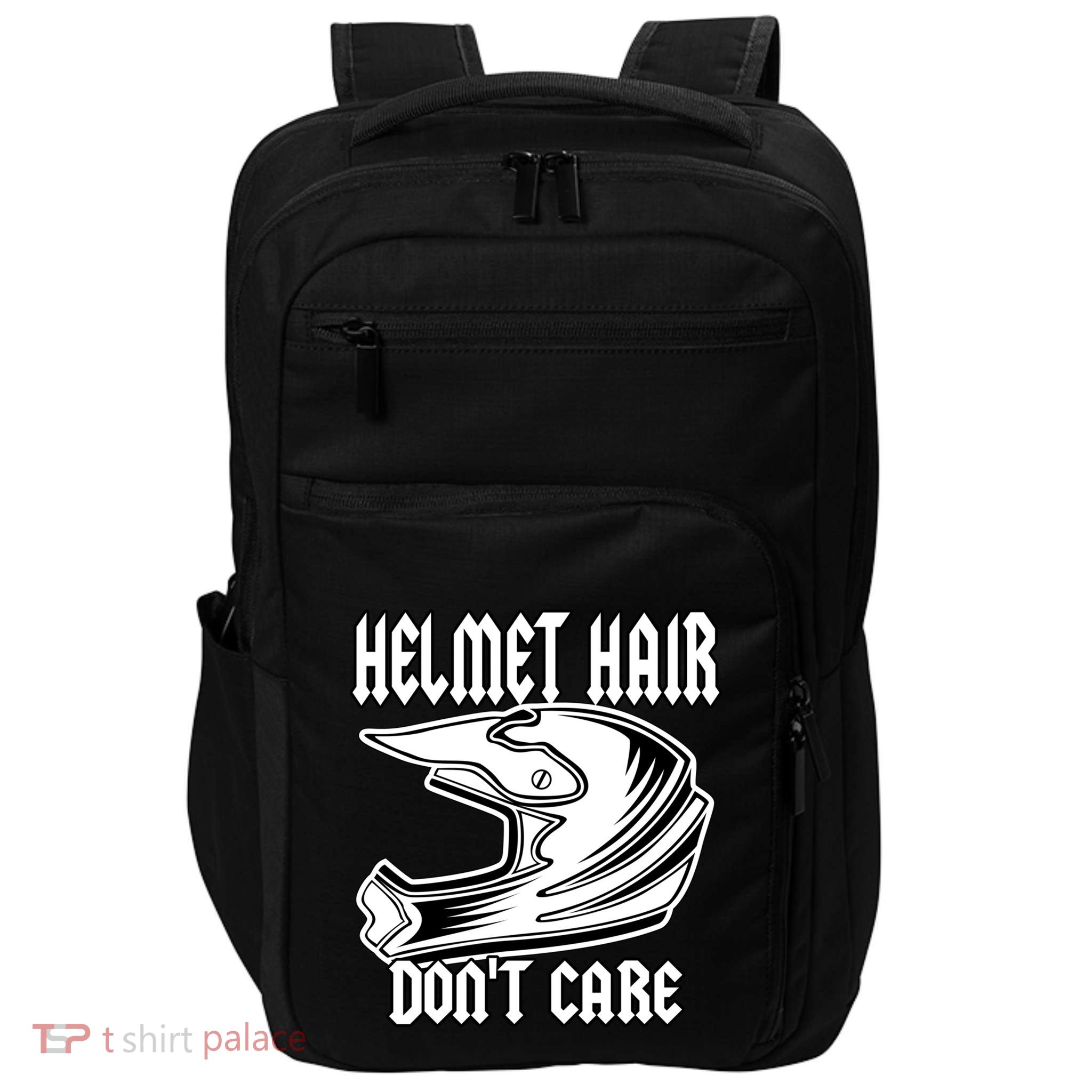 Classic Motorcyclist Motorcross Helmet 'S Motorcycle Great Gift Impact Tech Backpack