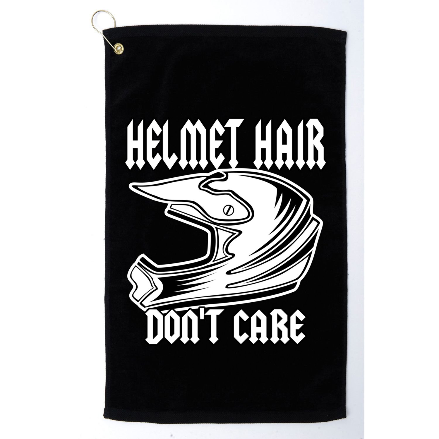 Classic Motorcyclist Motorcross Helmet 'S Motorcycle Great Gift Golf Towel