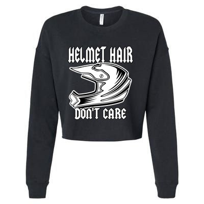 Classic Motorcyclist Motorcross Helmet 'S Motorcycle Great Gift Cropped Pullover Crew