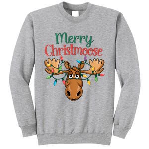 Christmas Moose Merry Christmoose Tall Sweatshirt