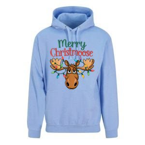 Christmas Moose Merry Christmoose Unisex Surf Hoodie