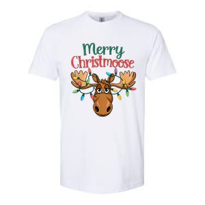 Christmas Moose Merry Christmoose Softstyle CVC T-Shirt