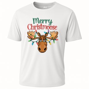 Christmas Moose Merry Christmoose Cooling Performance Crew T-Shirt