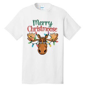 Christmas Moose Merry Christmoose Tall T-Shirt