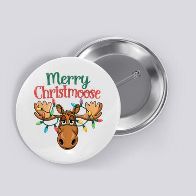 Christmas Moose Merry Christmoose Button