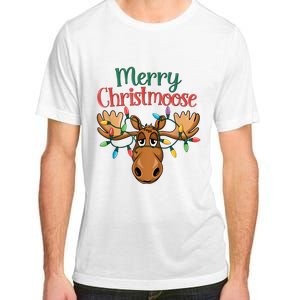 Christmas Moose Merry Christmoose Adult ChromaSoft Performance T-Shirt