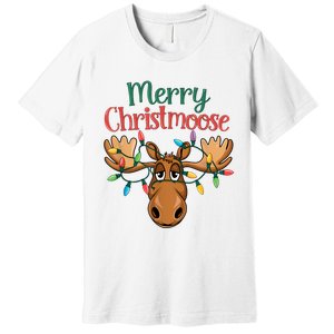 Christmas Moose Merry Christmoose Premium T-Shirt