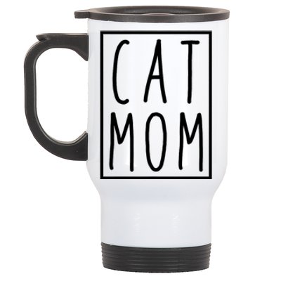 Cat Mom Mothers Day Cat Mother Stainless Steel Travel Mug