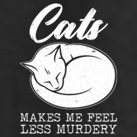 Cats Makes Me Feel Less Murdery Adult Drive Performance Visor
