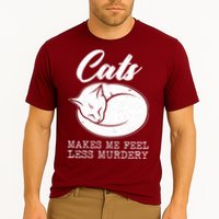 Cats Makes Me Feel Less Murdery Cooling Performance Crew T-Shirt