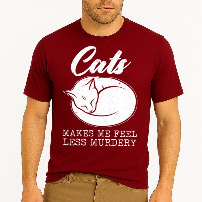 Cats Makes Me Feel Less Murdery Cooling Performance Crew T-Shirt