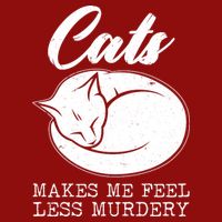 Cats Makes Me Feel Less Murdery Cooling Performance Crew T-Shirt